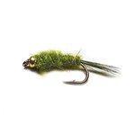 Stillwater Olive Nymph Gold Bead Fly - 1 Dozen